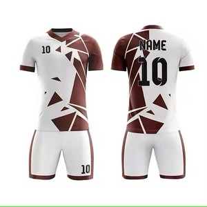Uniforme de Fútbol al por Mayor, Último Modelo, 100% Poliéster, Protección UV, Personalizable con Nombre de Equipo, para Hombre Adulto, Alta Calidad, Pantalón Corto - Product Image 1