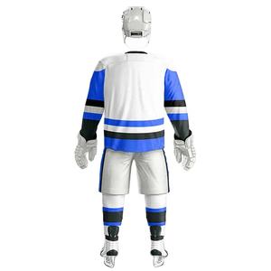 Uniforme de hockey sur glace pour homme adulte, 100% polyester, impression numérique, respirant, séchage rapide, anti-décoloration, nom d'équipe personnalisé, manches longues - Product Image 3