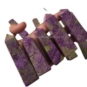 Torre Stichtite Natural de alta calidad, obelisco de cristal, thulita, estilo Feng Shui, piedra preciosa tallada para meditación y decoración del hogar - Product Image 1