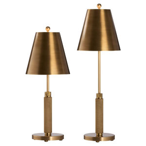 Lámpara de Mesa Moderna Dorada con Efecto Martillado y Pantalla de Tela Natural, Base Metálica Elegante para Dormitorio o Sala de Estar - Product Image 6