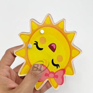 Gold Plated 90 Degree <b>Eyelash</b> <b>Tweezers</b> Sustainable Steel Custom Logo Lash Extension <b>Tweezers</b> with Sun Design Lash Acrylic Tile - Product Image 4