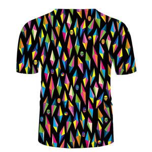 T-shirts d'été en tissu polyester respirant, design personnalisé avec logo, marque privée, t-shirts pour hommes en vente - Product Image 2