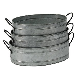 Bandeja rectangular de metal niquelado para hotel y restaurante, bandejas de servir de metal, bandeja de hierro. - Product Image 2