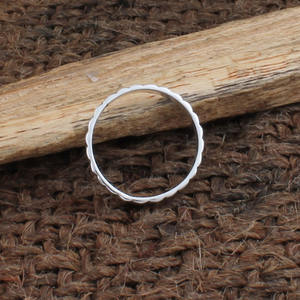 Wholesale 925 Sterling <b>Silver</b> Band <b>Ring</b> Minimalist <b>Ring</b> <b>for</b> Women <b>Men</b> Hallmarked Fine Jewelry Factory Price Ready to Ship - Product Image 3