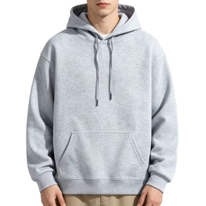 Sweat à capuche polaire pour homme, tendance, 100% coton 420g, écologique, hiver, décontracté, imprimé dessin animé, finition délavée, service OEM - Product Image 1