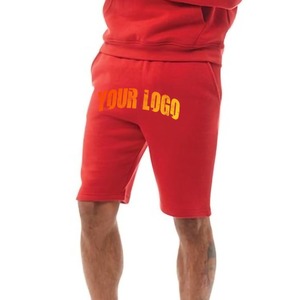 Pantalones Cortos Deportivos al por Mayor OEM, con Logotipo Bordado, para Correr, Ciclismo, Deporte y Ocio, Color Sólido, Algodón, Verano, para Hombre - Product Image 1