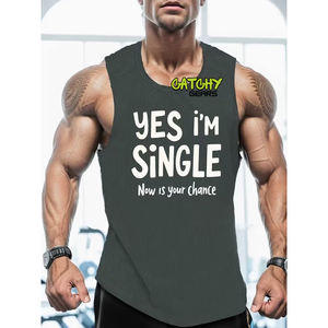 เสื้อกล้ามผู้ชาย ผ้าฝ้ายออร์แกนิค 100% ยืดหยุ่น กระชับ ระบายอากาศ แห้งเร็ว เป็นมิตรกับสิ่งแวดล้อม เหมาะสำหรับฤดูร้อน สวมใส่สบายๆ สำหรับออกกำลังกาย ฟิตเนส ขายส่ง - Product Image 5