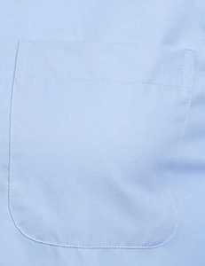 Chemise habillée décontractée pour homme à manches longues, personnalisable, anti-rides, couleur unie, en tissu satiné tricoté polyester/coton - Product Image 5