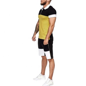 Ensembles d'été pour hommes en gros du Pakistan : Polos et shorts confortables à manches courtes à prix raisonnable - Product Image 4