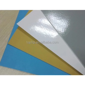 Panel Lateral de Fibra de Vidrio para Camiones RV, Aislamiento Ignífugo, Láminas Planas con Recubrimiento de Gel, Panel de Pared FRP para Techos - Product Image 3