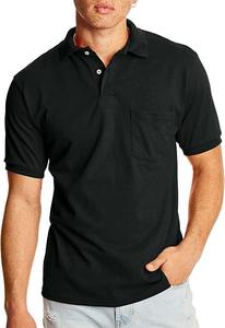 Polo pour homme en coton tricoté 100 % personnalisé, anti-plis, effet soie foncée, brodé sur mesure – Qualité supérieure, directement de l'usine (ODM) - Product Image 4