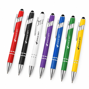 Custom Logo Orange Metal Ballpoint <b>Pens</b> with <b>Touch</b> <b>Screen</b> Stylus 1.0mm Black Ink Motivational Writing <b>Pens</b> <b>for</b> Office Desk Gifts - Product Image 6