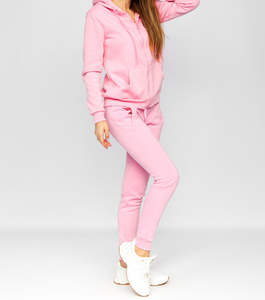 Ensemble de survêtement 2 pièces pour femme, coupe régulière, 100% coton, délavé à l'acide, avec capuche et pantalon cargo à jambes larges, Nouvelle collection automne, Vente en gros - Product Image 3