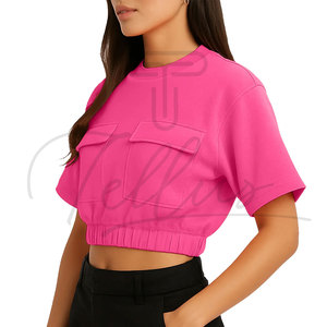 Top Corto para Mujer, Ropa de Moda, Nuevo Estilo, Camisetas Cortas para Mujer, Más Vendidas - Product Image 6