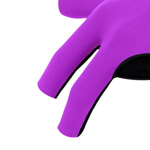 Guantes de Billar Cómodos de Color Sólido Antideslizantes, Guantes de Billar de Tres Dedos de Alta Calidad para Snooker - Product Image 1