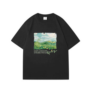 Nouveaux T-shirts Streetwear Oversize Imprimés Personnalisés 2026 pour Femmes – Confortables, Coupe Ample, Style Urbain Formel, Hauts en Coton Respirant - Product Image 2