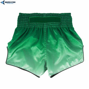 Professional Sporty High Waist MMA Training Fight Shorts Men Vintage Solid Lightweight Woven Satin Fabric Drawstring Quick Dry - Product Image 4