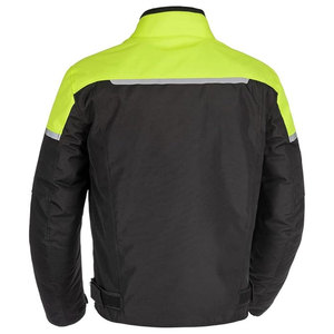 Veste de moto réfléchissante en coton pour l'hiver, grande taille, avec protection renforcée des épaules et des coudes pour la conduite nocturne - Product Image 2