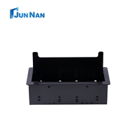 Enchufe de Corriente Empotrado para Escritorio, Enchufe Oculto para Mesa con Tapa Abatible, para Mesa de Oficina o Sala de Conferencias