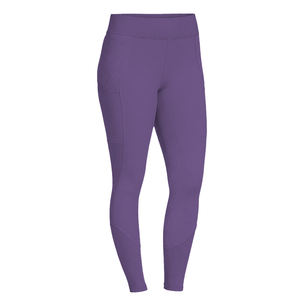 Leggings ecuestres de alto rendimiento con parches en las rodillas, elásticos, ajustados, para entrenamiento diario. - Product Image 1