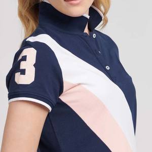 Camisetas Personalizadas para Mujer, Tejidas, Sólidas, Casuales, Sostenibles, de Manga Corta, con Estampado Digital, de Secado Rápido, Transpirables, con Contraste, 100% - Product Image 4