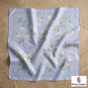 Écharpe carrée pour femme imprimée sur mesure, tissu léger et doux, accessoires de mode, fabricant OEM ODM, tissu personnalisé Crete - Product Image 4