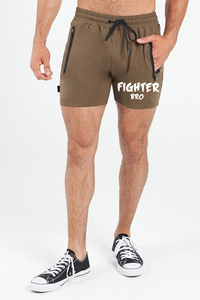 กางเกงขาสั้นกีฬาผู้ชายผ้าฝ้าย กางเกงออกกำลังกาย กางเกงวิ่งฟิตเนส กางเกงกีฬาจ๊อกกิ้ง แห้งเร็ว - Product Image 6