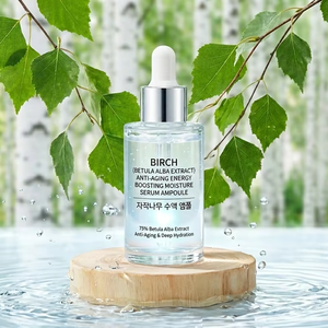 Ampolla de Suero Hidratante y Energizante Antienvejecimiento con Extracto de Abedul (Betula Alba), Fórmula Libre de Parabenos, Desarrollada y Formulada por ODM/OBM - Product Image 1