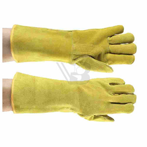 Guantes de Soldadura de Piel de Oveja y Vacuno, Resistentes a Altas Temperaturas, Antideslizantes, Duraderos y Resistentes a Pinchazos - Product Image 4