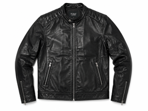 Veste en cuir noire personnalisable pour homme Furat Leathers, col montant, coupe-vent, respirante, haute qualité, hiver - Product Image 5