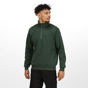 Sweat-shirts à col montant zippé vert foncé coupe ample pour hommes, personnalisables, en tissu, les plus vendus (OEM) – Vêtements pour hommes - Product Image 4