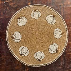 High Quality Decorative Beaded Placemat with Traditional Embroidery for Elegant Hospitality and <b>Dining</b> <b>Table</b> Accessories - Product Image 2