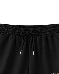 Ensemble décontracté deux pièces pour femme : débardeur court graphique et short à cordon de serrage, imprimé Los Angeles noir, vente en gros personnalisée - Product Image 4