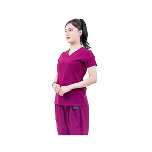 Conjunto de Uniforme Médico con Cuello en V Elegante para Hombres y Mujeres, ODM/OEM, Antiempañamiento, Fabricante, Buena Calidad - Product Image 1