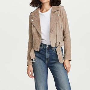 Veste en cuir suédé véritable pour femmes de haute qualité, fabriquée par des fabricants professionnels de vestes en cuir suédé - Product Image 5