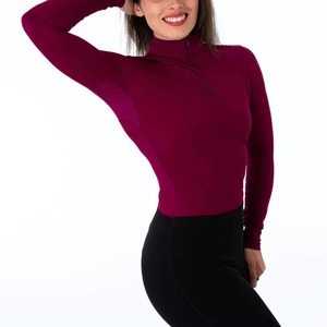 Chemises d'équitation unisexes sur mesure de haute qualité pour la maternité, en coton/toile, à taille mi-haute, à manches longues, sous-vêtements de base, vente en gros - Product Image 4