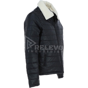 Chaqueta de Invierno Ecológica para Hombre de Alta Calidad al por Mayor, Chaqueta Acolchada con Materiales Reciclados, Ropa Exterior Cálida y Acolchada - Product Image 6