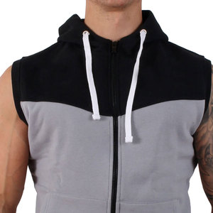 Nouveauté, vente flash, prix de gros, sweat à capuche sans manches de haute qualité pour hommes, sweats à capuche sans manches pour hommes - Product Image 4