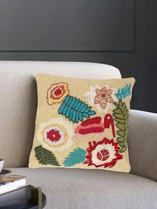 Cheap Beaded Embroidery Cushion Cover for Boho Home Decor, Sofa Styling, Bedroom Decoration and Traditional Interior Design - Product Image 2