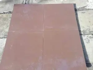 Dalles de sol en pierre de Mandana rouge, pierre naturelle de grès, pour jardin extérieur, patio, allée et décoration paysagère - Product Image 2