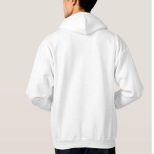 Sweat à capuche vintage de printemps en coton 100% brodé, perlé, bicolore, avec impression numérique par sublimation - Product Image 3