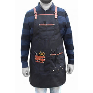 Affordable Price Durable Barber <b>Aprons</b> Premium <b>Leather</b> Fabric Salon Comfortable Fit Barber <b>Aprons</b> - Product Image 1
