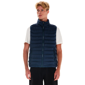 Chaleco de Algodón Cálido de Invierno para Hombre con Logotipo Personalizado OEM, Chaleco Informal Impermeable con Relleno de Plumón, Chaleco Sólido Personalizado para Hombre - Product Image 5