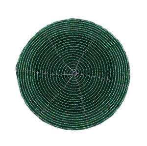 Luxury High End Handmade Eco-Friendly <b>Beaded</b> Floral Pattern Home Use <b>Placemat</b> 'Tweety Pie' - Product Image 1