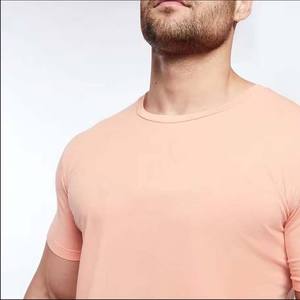 Men's Summer Cotton T-Shirts Breathable Regular Fit High Street Style Crewneck Short Sleeve Solid Design Customizable <b>logo</b> - Product Image 6