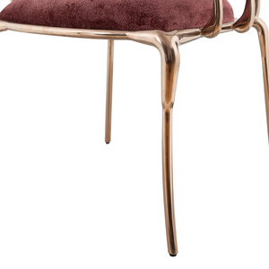 Chaises de salle à manger en tissu fabriquées sur mesure au Vietnam, chaise de salle à manger moderne en velours, réglable, prix raisonnable - Product Image 4
