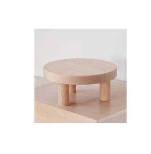 Base Giratoria Redonda de Madera Maciza para Servir, Estilo Moderno para Mesa de Comedor, Encimera de Cocina y Decoración del Hogar - Product Image 1
