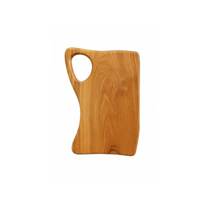 Planche à découper en bois de forme rectangulaire avec poignée, pour la découpe en cuisine, pour une utilisation intensive, professionnelle - Product Image 1