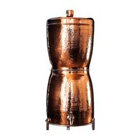 Fontaine à eau en cuivre pur de qualité supérieure, design martelé à la main, écologique, de luxe, en cuivre antique, au meilleur prix