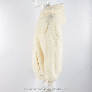 Sweat-shirt à capuche en sherpa pour homme avec doublure en polaire polyester, service de marque privée pour les boutiques de vêtements en ligne - Product Image 5